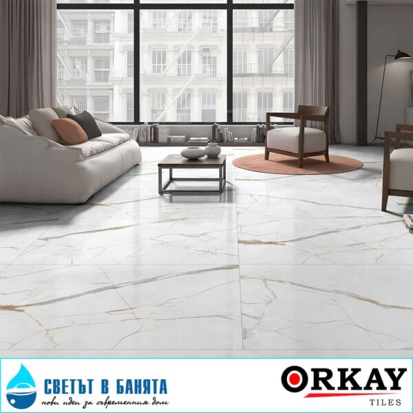 Ambiente Indigo Statuario 60x120 ORKAY Tiles