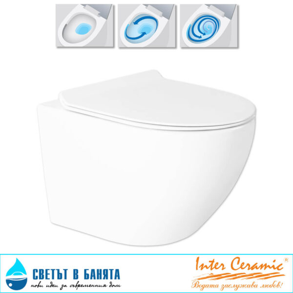 Product Стенна тоалетна чиния ICC 4937 TORNADO Интер Керамик