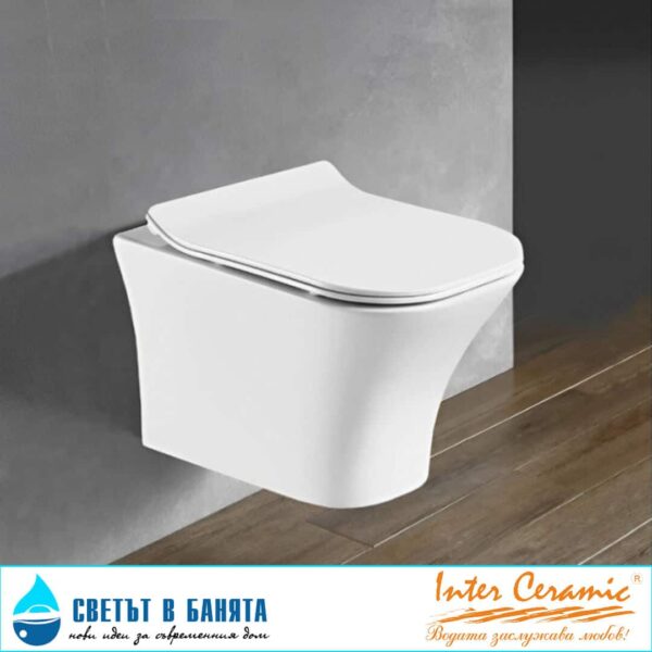 Ambiente Стенна тоалетна чиния БАЛТА ICC 3435W SLIM Интер Керамик